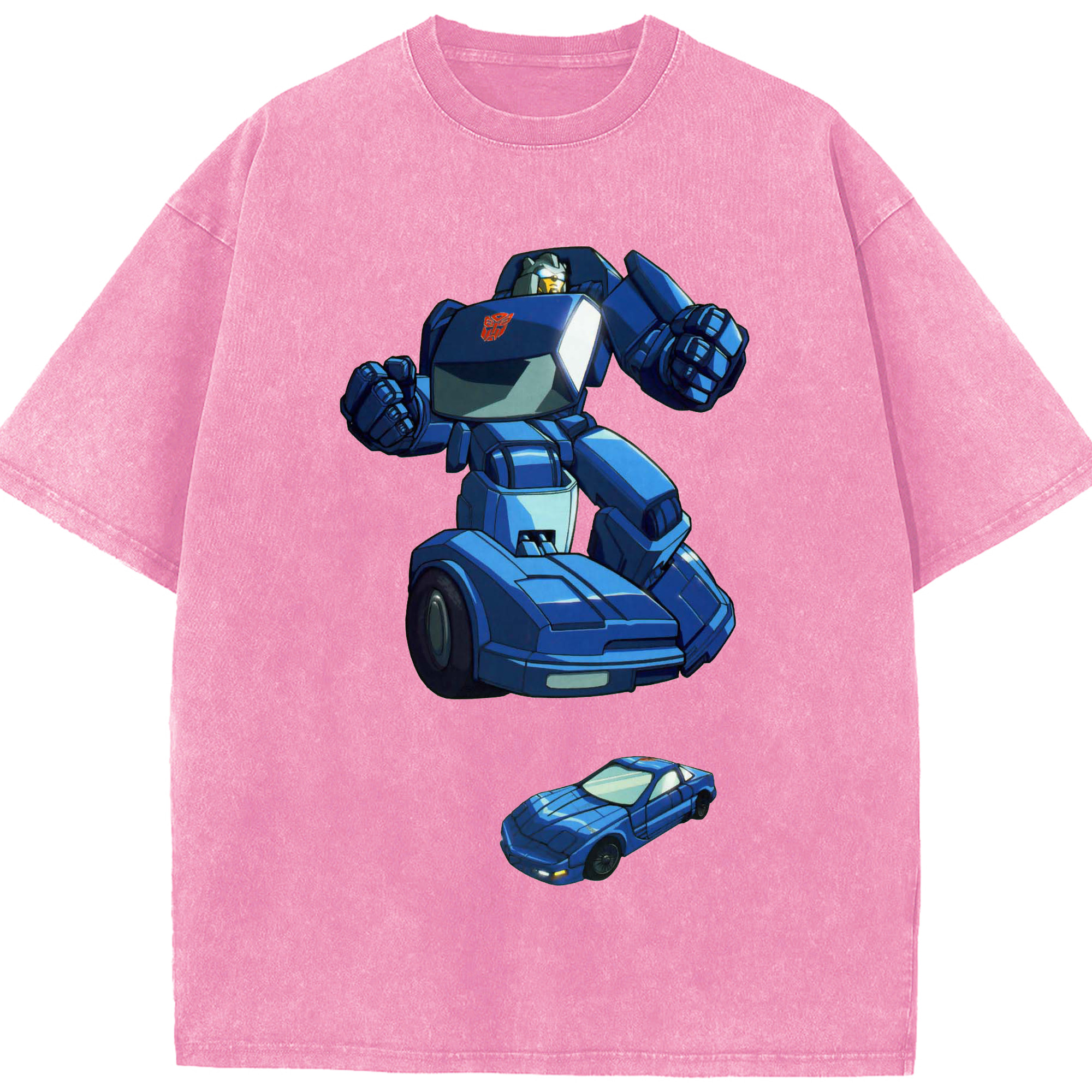 （画像用）  綿100% ヴィンテージ風 半袖Tシャツ（フロントプリント）